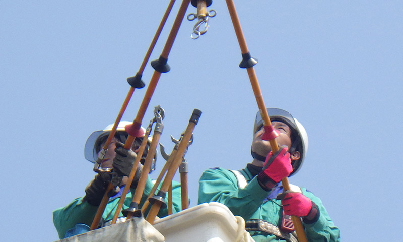 柱上作業