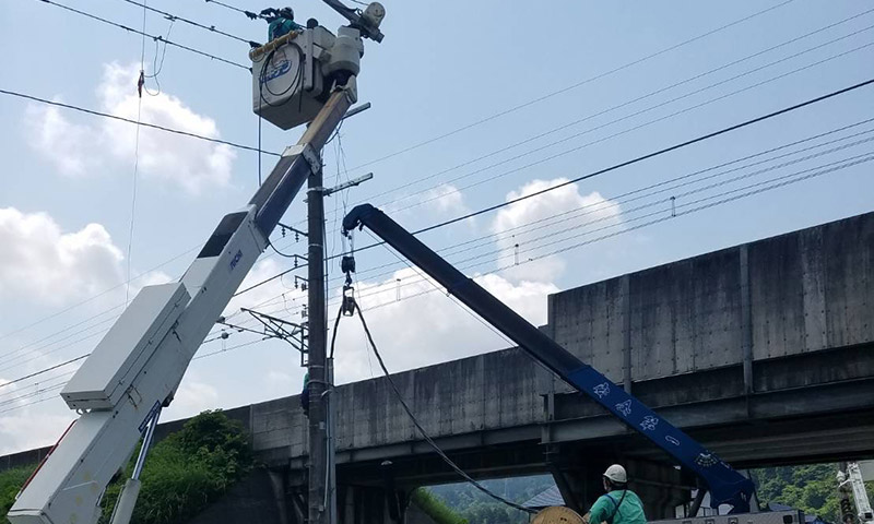 配電ケーブル工事